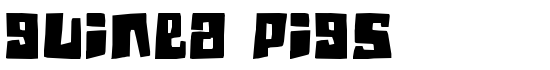 Guinea pigs - Download Thousands of Free Fonts at FontZone.net