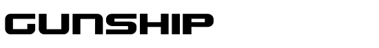 Gunship - Download Thousands of Free Fonts at FontZone.net