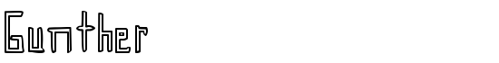 Gunther - Download Thousands of Free Fonts at FontZone.net