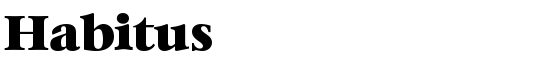 Habitus - Download Thousands of Free Fonts at FontZone.net