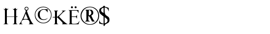 Hackers - Download Thousands of Free Fonts at FontZone.net