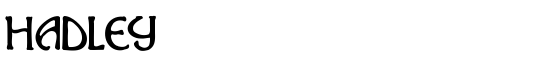 Hadley - Download Thousands of Free Fonts at FontZone.net