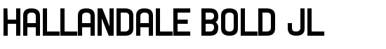 Hallandale Bold JL - Download Thousands of Free Fonts at FontZone.net