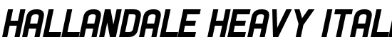 Hallandale Heavy Italic JL - Download Thousands of Free Fonts at FontZone.net