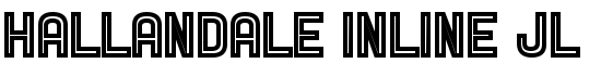 Hallandale Inline JL - Download Thousands of Free Fonts at FontZone.net