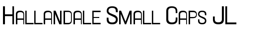Hallandale Small Caps JL - Download Thousands of Free Fonts at FontZone.net