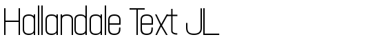 Hallandale Text JL - Download Thousands of Free Fonts at FontZone.net