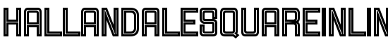 HallandaleSquareInline JL - Download Thousands of Free Fonts at FontZone.net