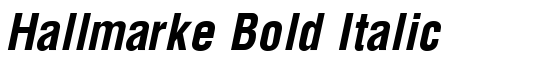 Hallmarke Bold Italic - Download Thousands of Free Fonts at FontZone.net
