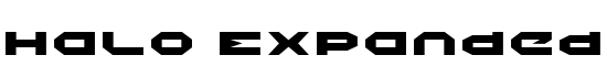 Halo Expanded - Download Thousands of Free Fonts at FontZone.net
