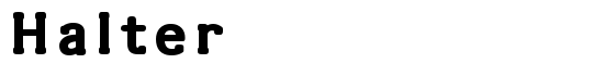 Halter - Download Thousands of Free Fonts at FontZone.net