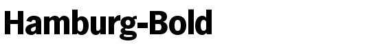Hamburg-Bold - Download Thousands of Free Fonts at FontZone.net