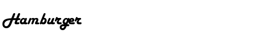 Hamburger - Download Thousands of Free Fonts at FontZone.net