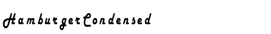 HamburgerCondensed - Download Thousands of Free Fonts at FontZone.net