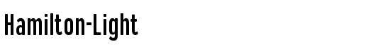 Hamilton-Light - Download Thousands of Free Fonts at FontZone.net