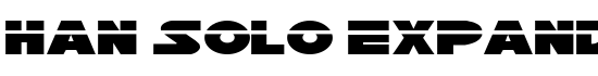 Han Solo Expanded Laser - Download Thousands of Free Fonts at FontZone.net