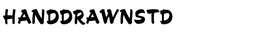 HandDrawnStd - Download Thousands of Free Fonts at FontZone.net