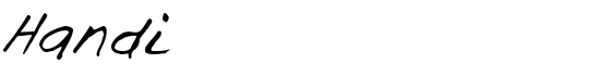 Handi - Download Thousands of Free Fonts at FontZone.net