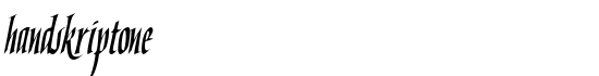HandskriptOne - Download Thousands of Free Fonts at FontZone.net