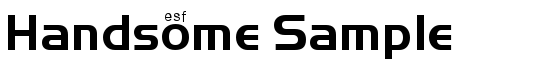 Handsome Sample - Download Thousands of Free Fonts at FontZone.net
