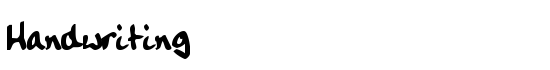 Handwriting - Download Thousands of Free Fonts at FontZone.net