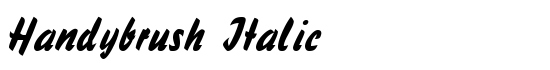 Handybrush Italic - Download Thousands of Free Fonts at FontZone.net