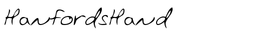 HanfordsHand - Download Thousands of Free Fonts at FontZone.net