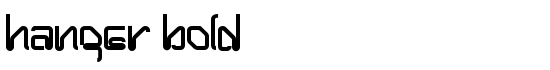 Hanger Bold - Download Thousands of Free Fonts at FontZone.net