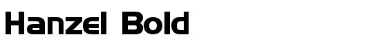 Hanzel Bold - Download Thousands of Free Fonts at FontZone.net