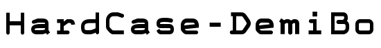 HardCase-DemiBold - Download Thousands of Free Fonts at FontZone.net