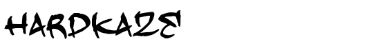 Hardkaze - Download Thousands of Free Fonts at FontZone.net