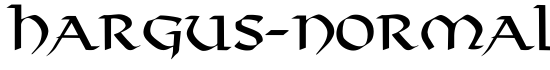 Hargus-Normal - Download Thousands of Free Fonts at FontZone.net