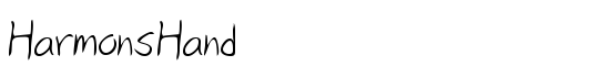 HarmonsHand - Download Thousands of Free Fonts at FontZone.net