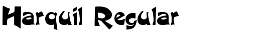 Harquil Regular - Download Thousands of Free Fonts at FontZone.net
