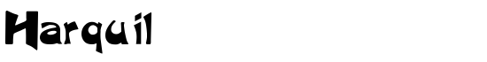 Harquil - Download Thousands of Free Fonts at FontZone.net