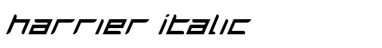 Harrier Italic - Download Thousands of Free Fonts at FontZone.net