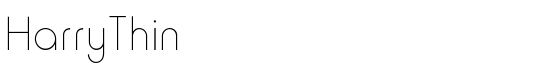 HarryThin - Download Thousands of Free Fonts at FontZone.net