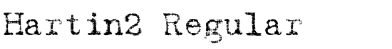 Hartin2 Regular - Download Thousands of Free Fonts at FontZone.net
