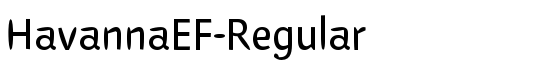 HavannaEF-Regular - Download Thousands of Free Fonts at FontZone.net