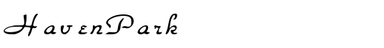 HavenPark  - Download Thousands of Free Fonts at FontZone.net