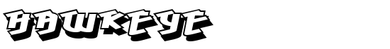 Hawkeye - Download Thousands of Free Fonts at FontZone.net