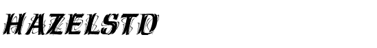 HazelStd - Download Thousands of Free Fonts at FontZone.net