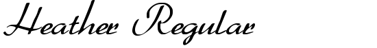 Heather Regular - Download Thousands of Free Fonts at FontZone.net