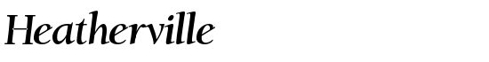 Heatherville  - Download Thousands of Free Fonts at FontZone.net