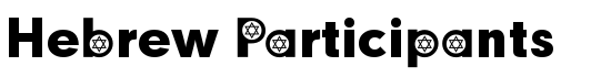 Hebrew Participants - Download Thousands of Free Fonts at FontZone.net