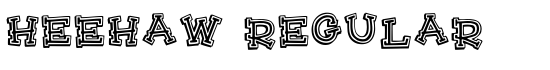HeeHaw Regular - Download Thousands of Free Fonts at FontZone.net
