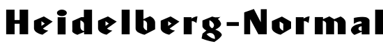 Heidelberg-Normal Ex - Download Thousands of Free Fonts at FontZone.net