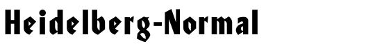 Heidelberg-Normal - Download Thousands of Free Fonts at FontZone.net