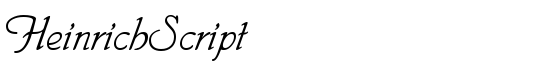 HeinrichScript - Download Thousands of Free Fonts at FontZone.net