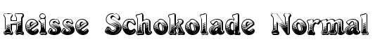 Heisse Schokolade Normal - Download Thousands of Free Fonts at FontZone.net